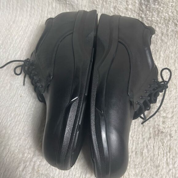 Apex Men’s conform classic Oxford Dress shoes leather Black SZ14W.